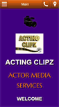 Mobile Screenshot of actingclipz.com